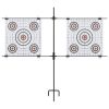 Target Paper Stand with Shooting Papers 30.7"x29.9" Steel