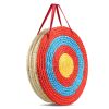 VEVOR Archery Target, 5 Layers 20" Arrow Target, Traditional Solid Straw Round Archery Target Shooting Bow, Hand-Made Arrows Target