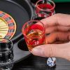 Shot Glass Roulette - Drinking Game Set; Casino Adult Party Games (2 Balls And 16 Glasses)