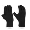 1pair Arthritis Fingerless Compression Gloves; Outdoor Half Finger Knuckle Pressure Gloves (Buy A Size Up)