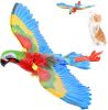 GARENT Flying Bird Cat Toy; Simulation Bird Interactive Cat Toy for Indoor Cats; Interactive Electric Hanging Flying Bird Toy for Cats Kitten Play Hun