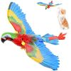 GARENT Flying Bird Cat Toy; Simulation Bird Interactive Cat Toy for Indoor Cats; Interactive Electric Hanging Flying Bird Toy for Cats Kitten Play Hun